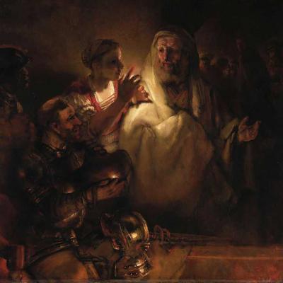 Η άρνηση του Πέτρου- Rembrandt Harmensz. Van Rijn