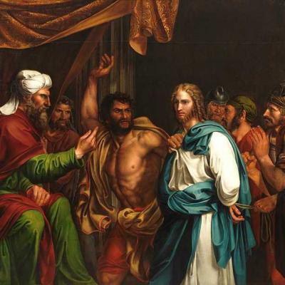 Η δίκη του Ιησού-Jess En Casa De Ans Museo Del Prado Jos De Madrazo 