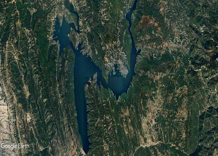 Τεχνητή λίμνη Καστρακίου, Χάρτης