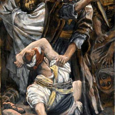 Το κόψιμο του αυτιού του Μάλχου από τον Πέτρο